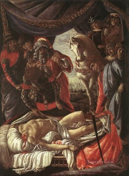 Descubrimiento del asesinato de Holophernes Sandro Botticelli Pinturas al óleo